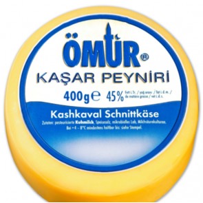 #1806 Ömür Kashkaval 45% 9x400g